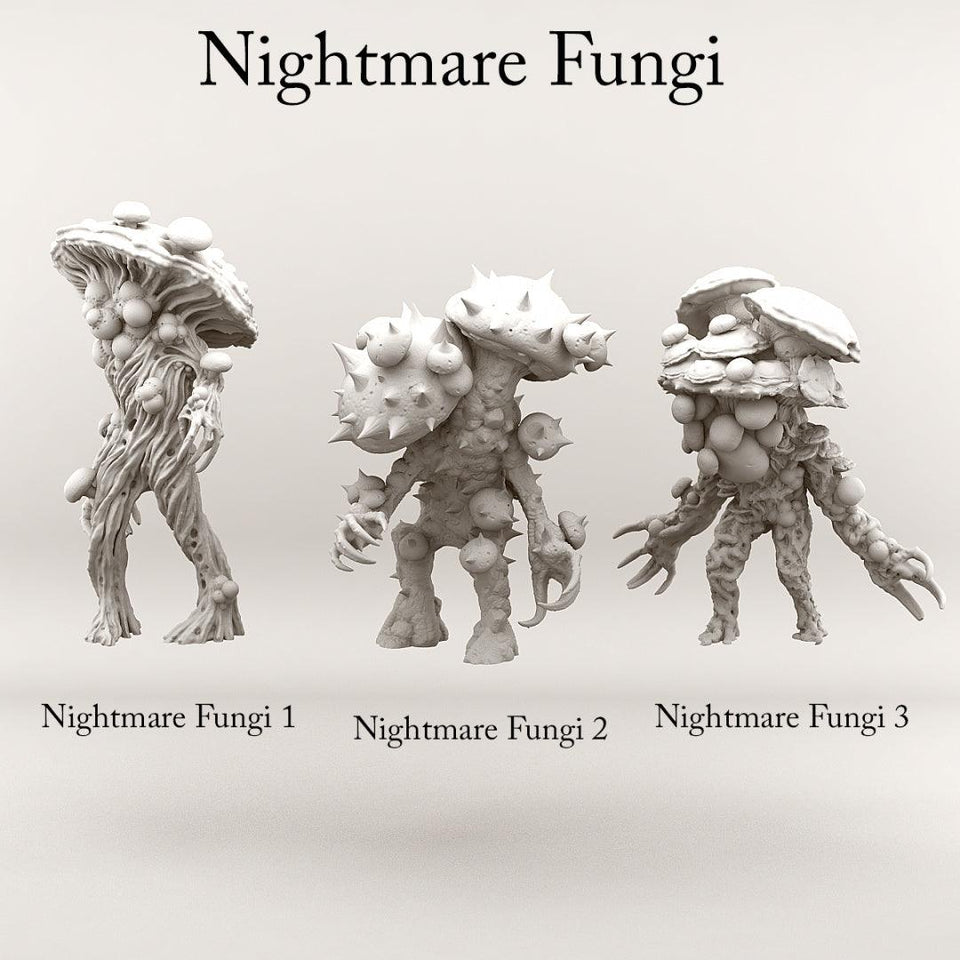 3D Printed Print Your Monsters Nightmare Fungi Nightmare Grotto Fungi 28mm - 32mm D&D Wargaming - Charming Terrain