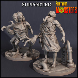 3D Printed Print Your Monsters Organic Patients Horrifying Laboratory Pack 28mm - 32mm D&D Wargaming - Charming Terrain