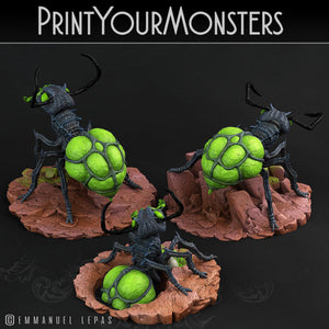 3D Printed Print Your Monsters Poisonous Ants Total Insects 28mm - 32mm D&D Wargaming - Charming Terrain