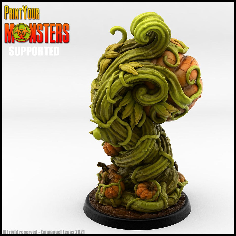 3D Printed Print Your Monsters Pumpkin Plant Pumpkins Attack Pack 28mm - 32mm D&D Wargaming - Charming Terrain