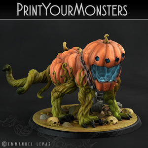 3D Printed Print Your Monsters Pumpkins Attack Pack II Set 28mm - 32mm D&D Wargaming - Charming Terrain