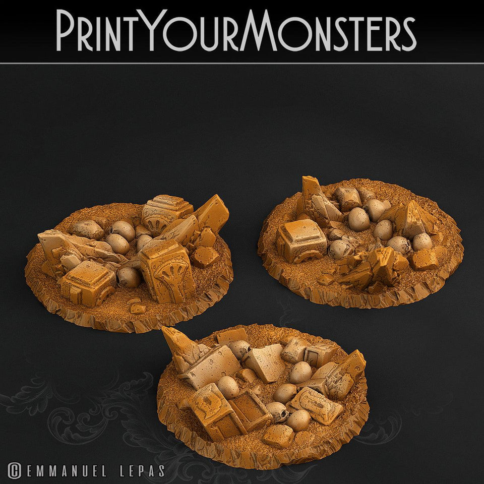 3D Printed Print Your Monsters Skullcap Hermit Spiders 28mm - 32mm D&D Wargaming - Charming Terrain