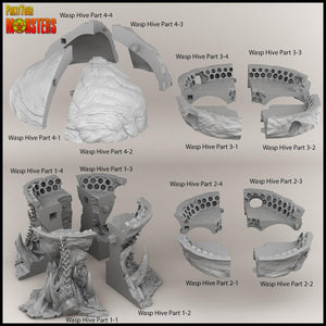 3D Printed Print Your Monsters The Infernal Hive Full Set 28mm - 32mm D&D Wargaming - Charming Terrain
