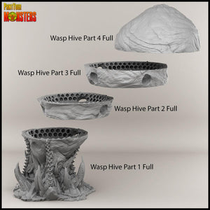 3D Printed Print Your Monsters The Infernal Hive Full Set 28mm - 32mm D&D Wargaming - Charming Terrain