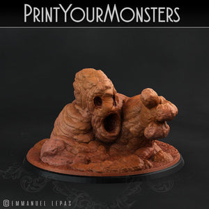 3D Printed Print Your Monsters Total Golems Set 28mm - 32mm D&D Wargaming - Charming Terrain