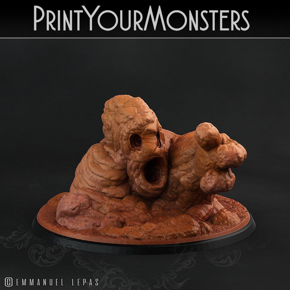 3D Printed Print Your Monsters Total Golems Set 28mm - 32mm D&D Wargaming - Charming Terrain
