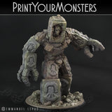 3D Printed Print Your Monsters Total Golems Set 28mm - 32mm D&D Wargaming - Charming Terrain