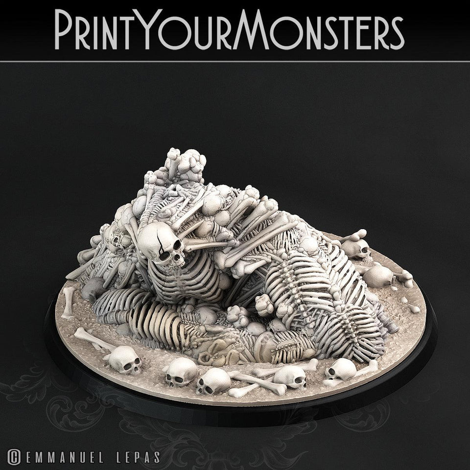 3D Printed Print Your Monsters Total Golems Set 28mm - 32mm D&D Wargaming - Charming Terrain