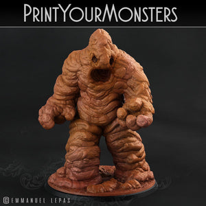 3D Printed Print Your Monsters Total Golems Set 28mm - 32mm D&D Wargaming - Charming Terrain