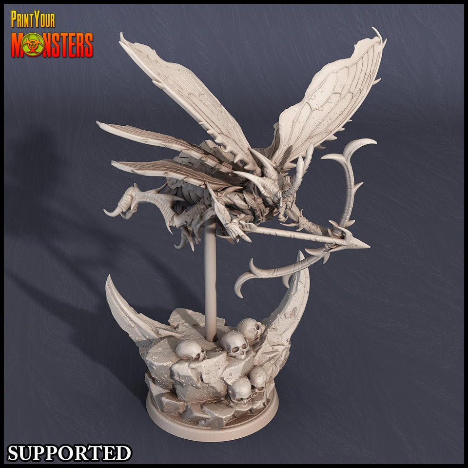 3D Printed Print Your Monsters Wasp Warrior Set The Infernal Hive 28mm - 32mm D&D Wargaming - Charming Terrain