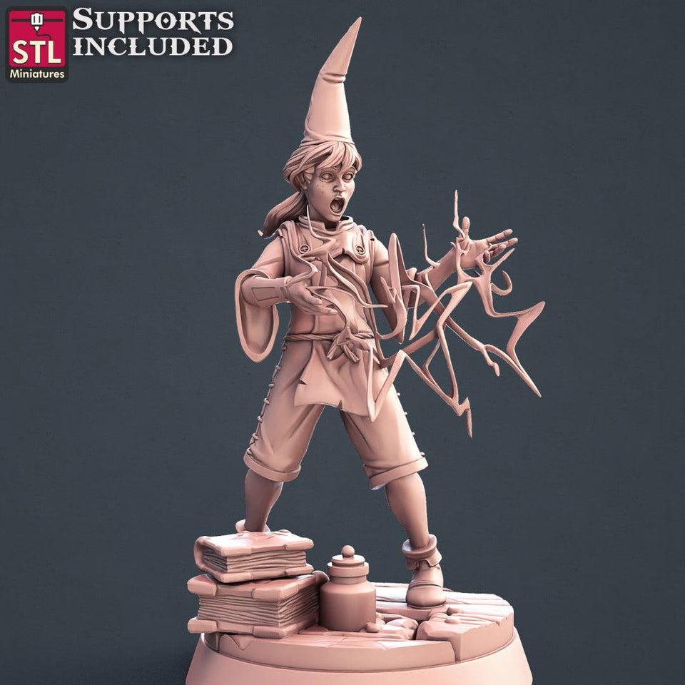 3D Printed STL Miniatures Apprentice Set 28mm - 32mm War Gaming D&D - Charming Terrain