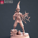 3D Printed STL Miniatures Apprentice Set 28mm - 32mm War Gaming D&D - Charming Terrain