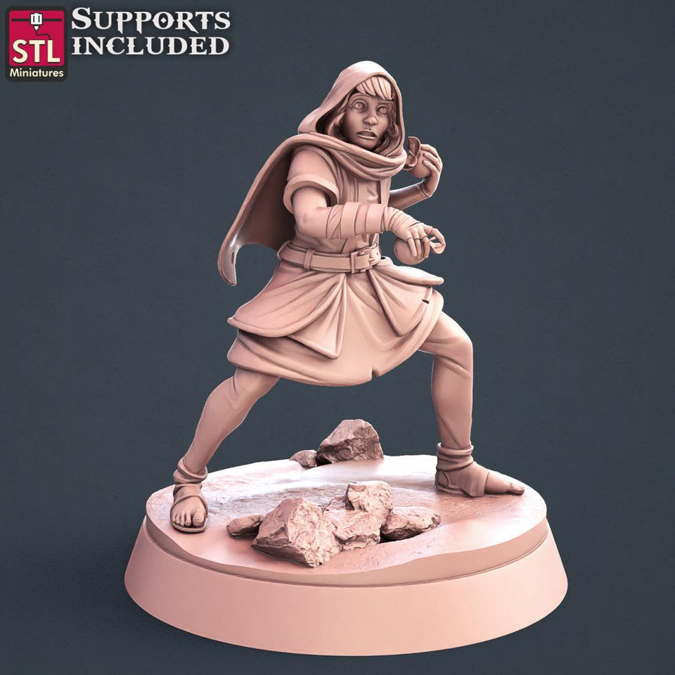 3D Printed STL Miniatures Apprentice Set 28mm - 32mm War Gaming D&D - Charming Terrain