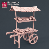 3D Printed STL Miniatures Baker Set 28mm - 32mm War Gaming D&D - Charming Terrain