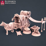3D Printed STL Miniatures Battlefield Medic Set 28mm - 32mm War Gaming D&D - Charming Terrain