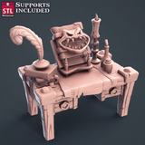 3D Printed STL Miniatures Darkwizard Set 28mm - 32mm War Gaming D&D - Charming Terrain