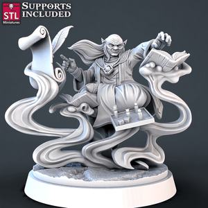 3D Printed STL Miniatures Dungeon Master DnD Tribute Set 28mm - 32mm War Gaming D&D - Charming Terrain