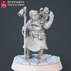 3D Printed STL Miniatures Food Vendors Set 28mm - 32mm War Gaming D&D - Charming Terrain