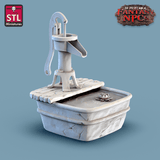 3D Printed STL Miniatures Gardener Set Fantasy NPC 28mm - 32mm War Gaming D&D - Charming Terrain