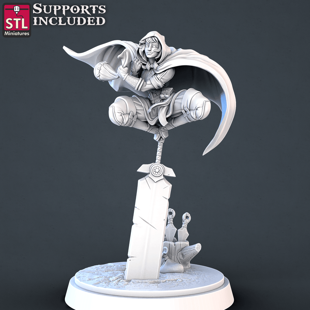 3D Printed STL Miniatures Thief DnD Tribute Set 28mm - 32mm War Gaming D&D - Charming Terrain