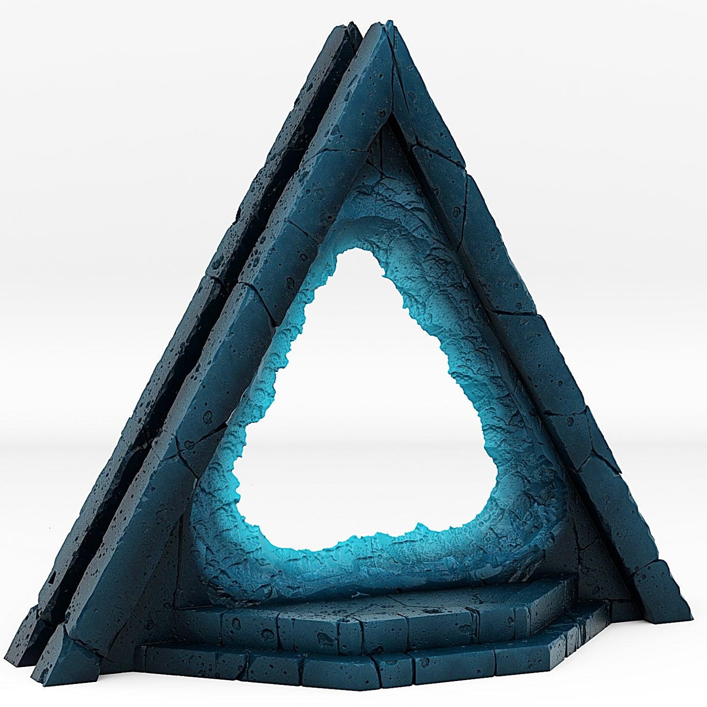 Charming Terrain 3D printed terrain 3D Printed Fantastic Portals and Effects Alien Pyramid Portal 28mm - 32mm D&D Wargaming