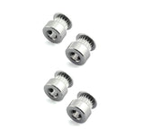 4X 3D Printer 2GT - 5mm Bore 6mm 20 Teeth Idler Pulley Aluminum - Charming Terrain